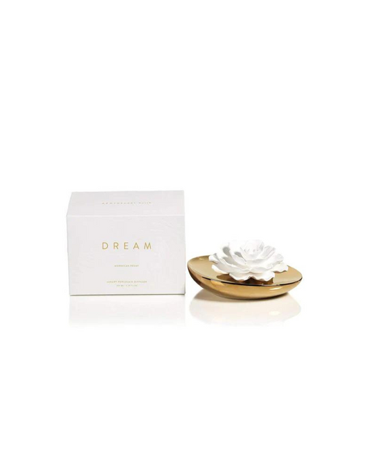 Dream Porcelain Flower Diffuser - Moroccan Peony