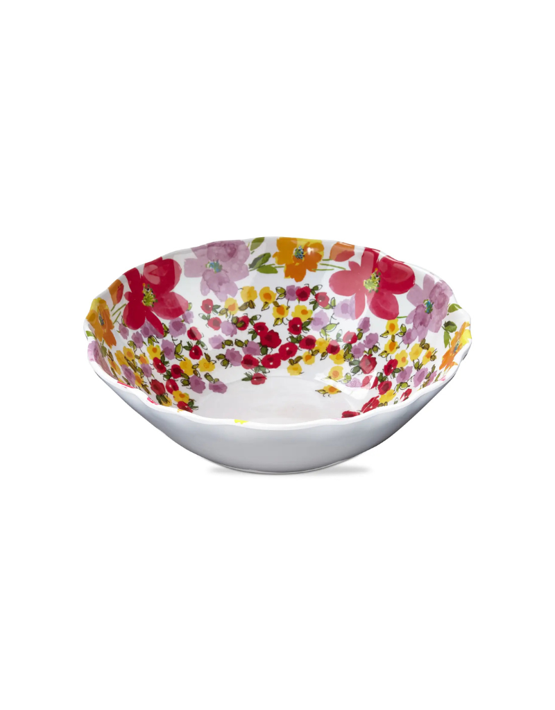 Springtime Floral Melamine Serving Bowl