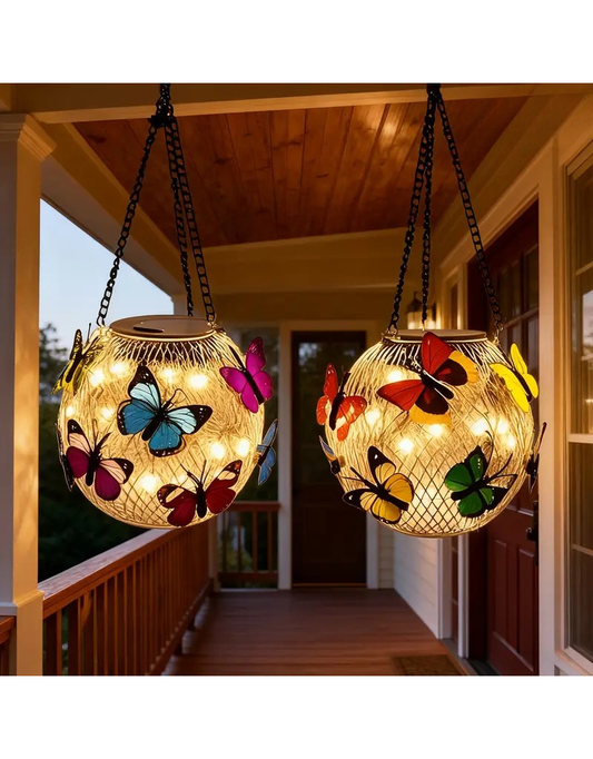 Butterfly Net Hanging Lanterns
