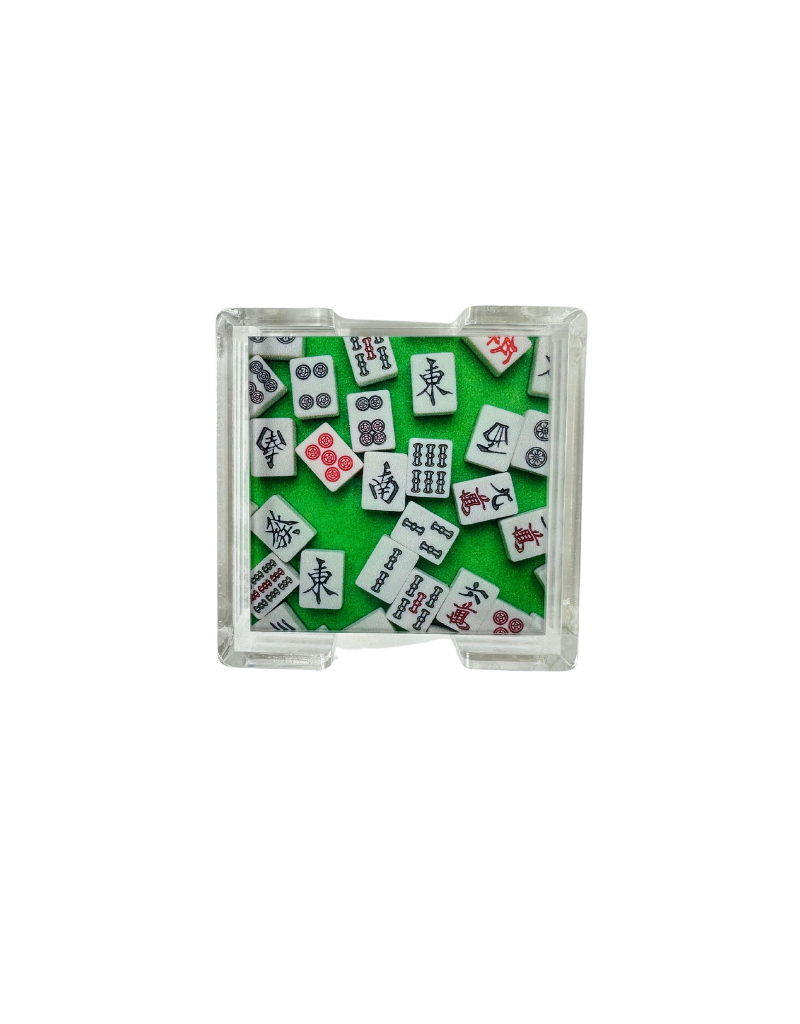 Acrylic Mahjong Coaster Set