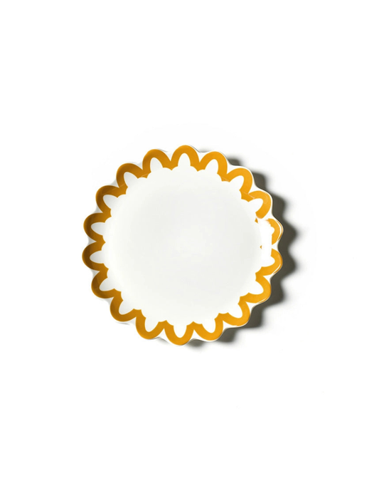 Brass Arabesque Scallop Plate