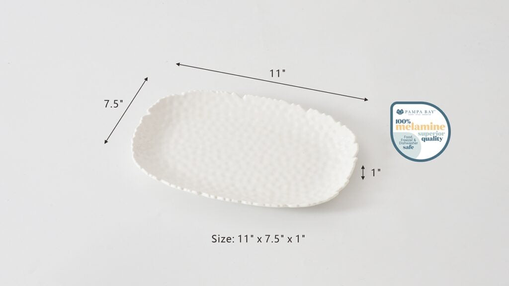 Small White Serving Platter