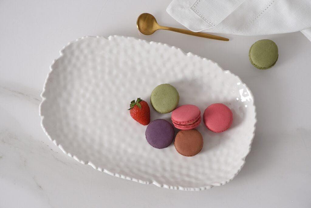 Small White Serving Platter