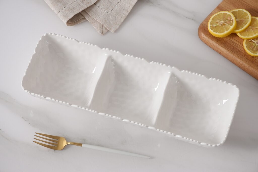 3 Section Serving Piece