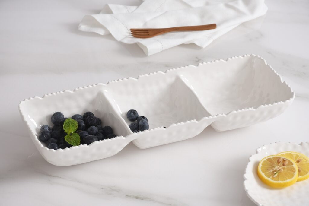 3 Section Serving Piece