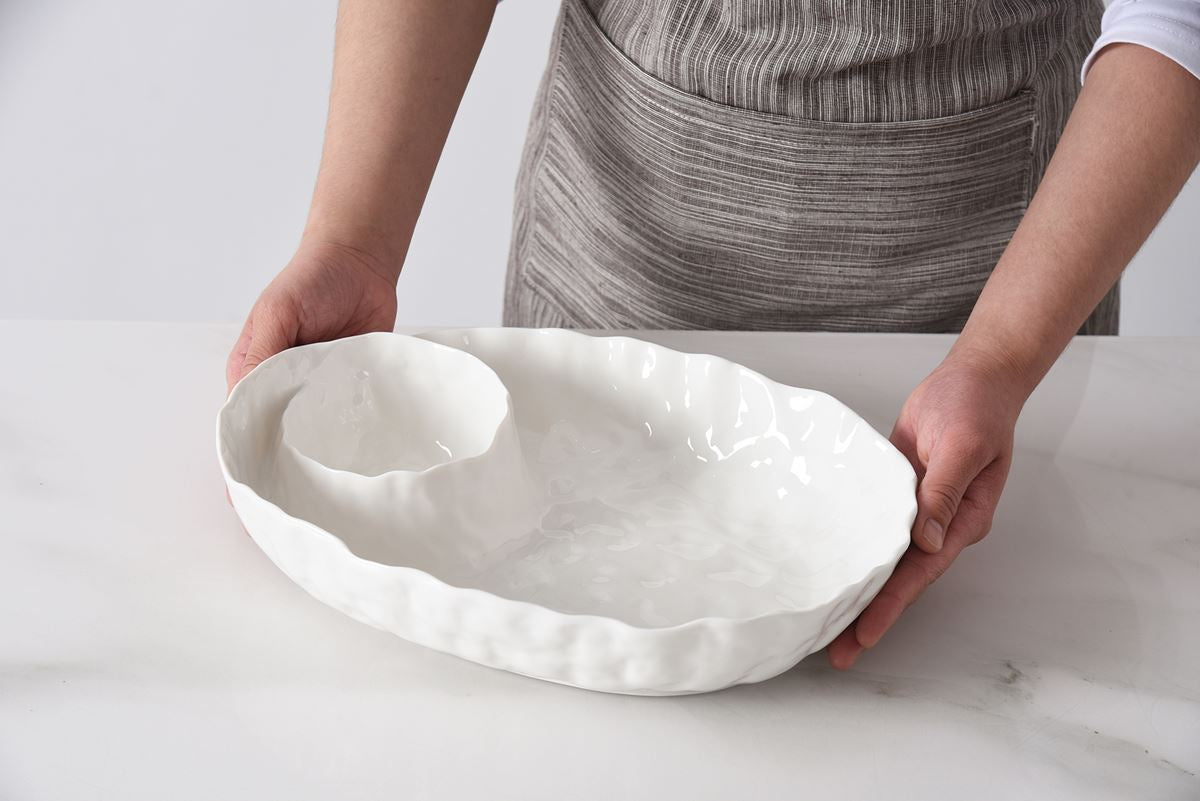 Oval Chip & Dip