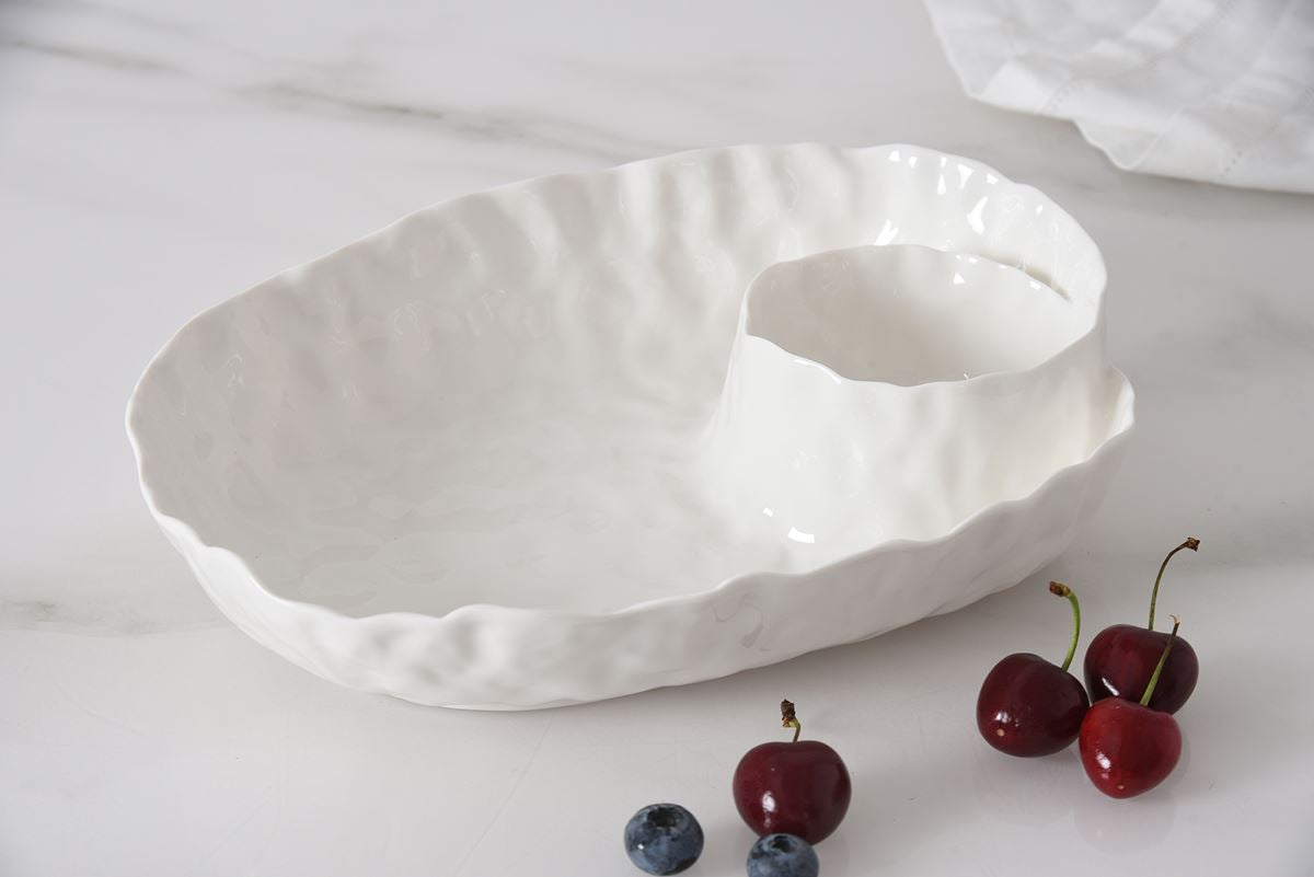 Oval Chip & Dip