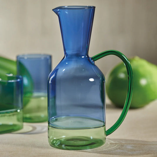 Riviera Two-Toned Glass Pitcher