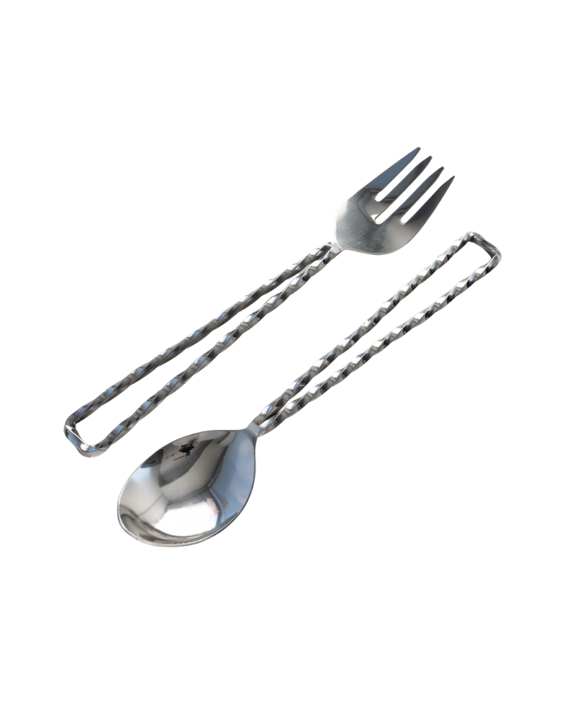 Twisted Silver Salad Servers