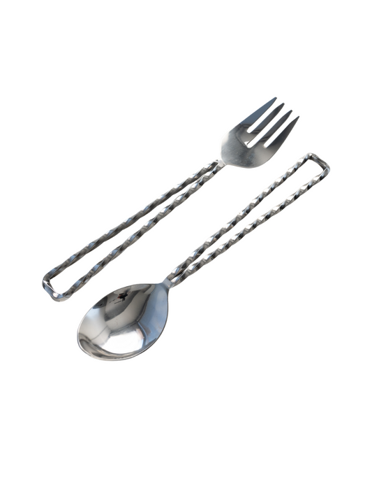 Twisted Silver Salad Servers
