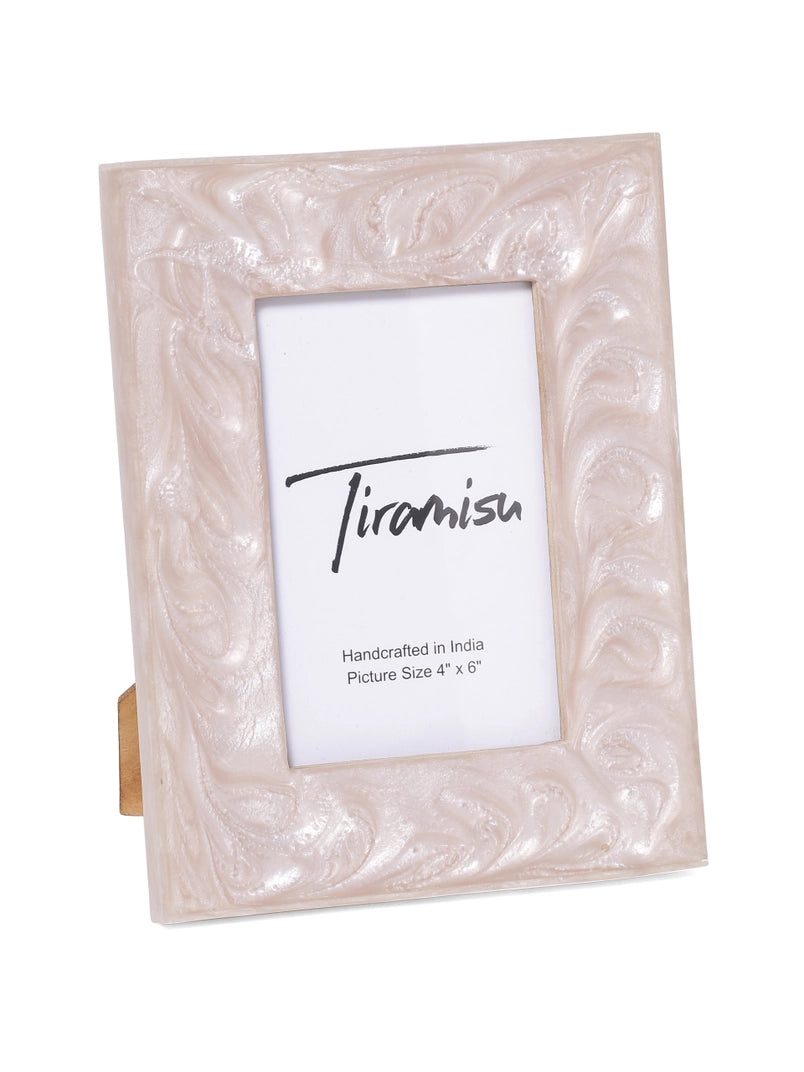 Ivory Resin Picture Frame