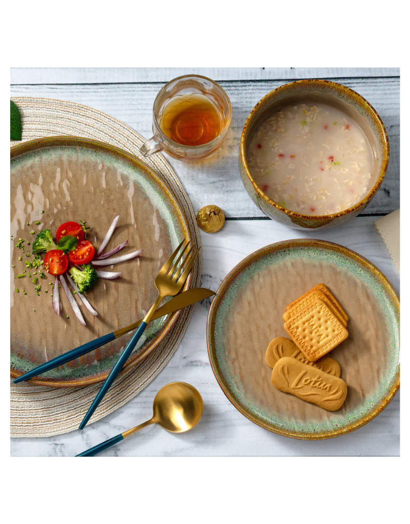 Alyssa 12pc Stoneware Dinnerware Set