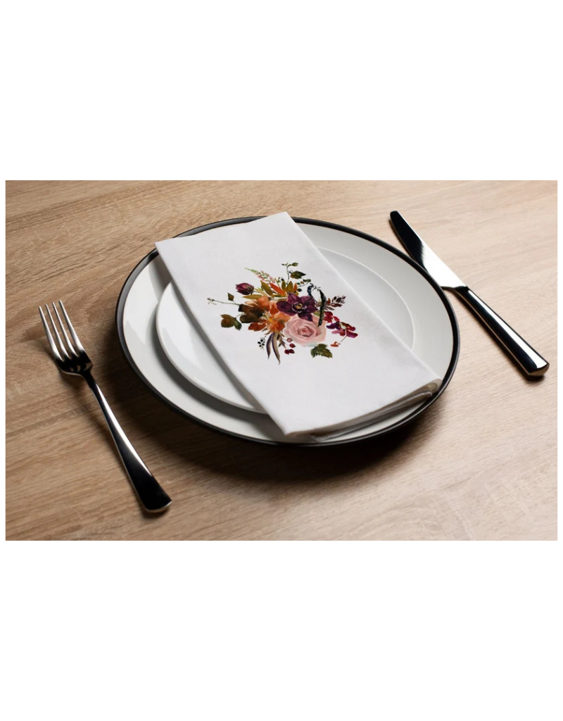 Floral Printed Luxury Guest Towels (options)