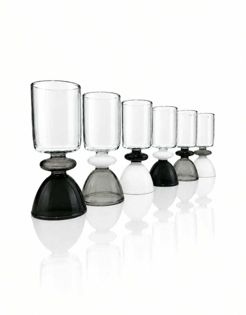 Black & White Shot Glasses