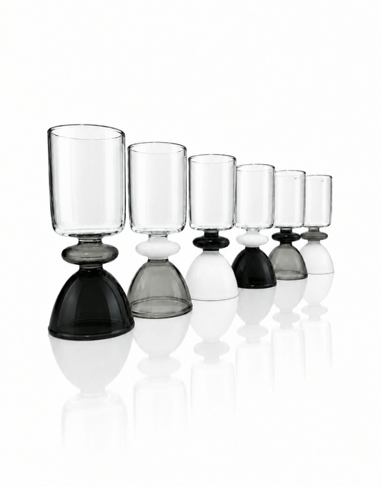 Black & White Shot Glasses