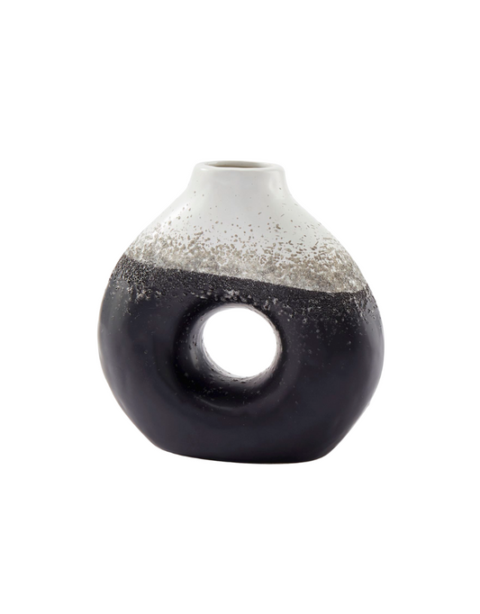 Ceramic Vase // Black & White