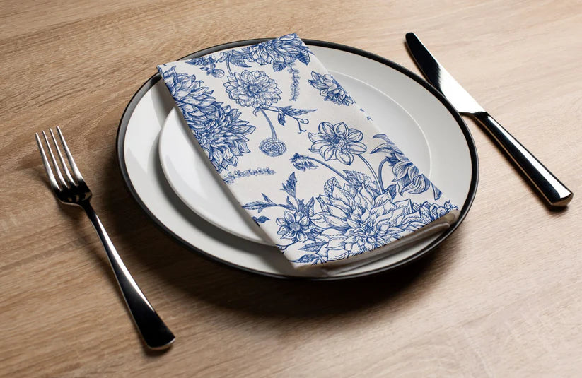 Floral Printed Luxury Guest Towels (options)