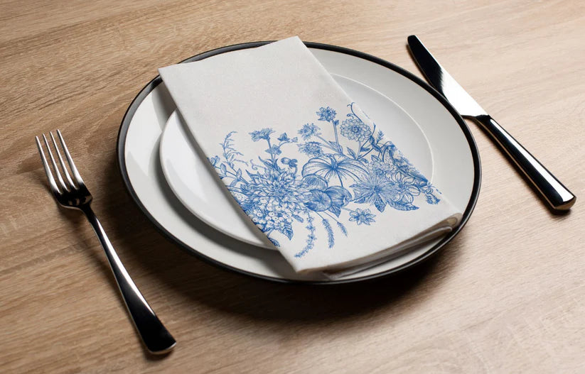 Floral Printed Luxury Guest Towels (options)