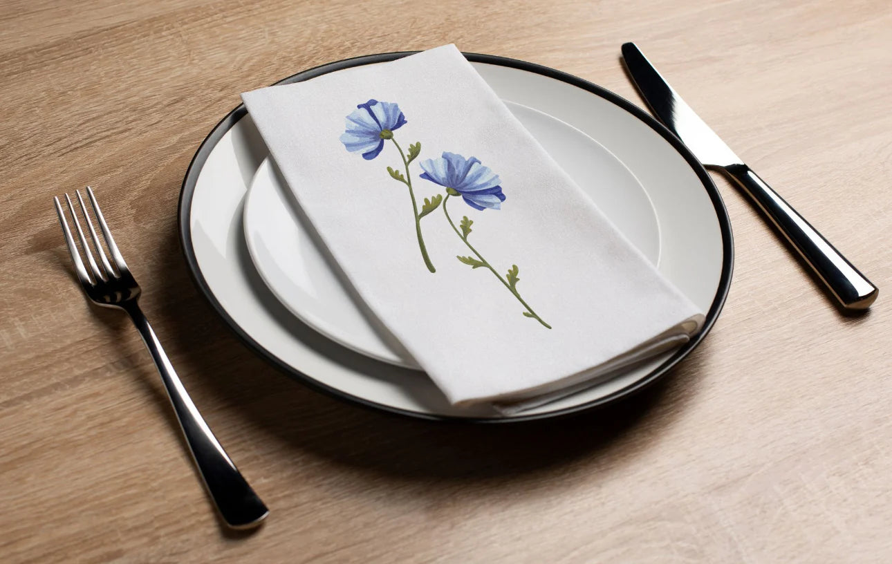 Floral Printed Luxury Guest Towels (options)