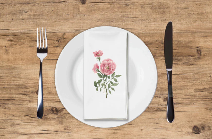 Floral Printed Luxury Guest Towels (options)