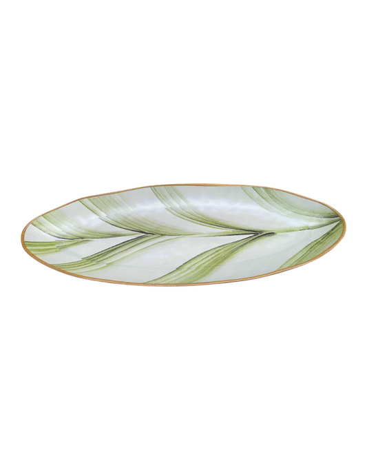 Botanic Garden Oval Appetizer Tray