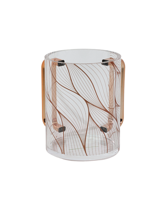 Acrylic Bronze Design Washing Cup