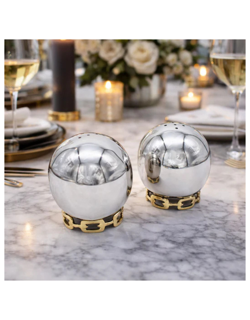 Chain Salt & Pepper Shakers