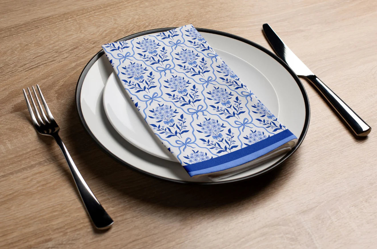 Floral Printed Luxury Guest Towels (options)