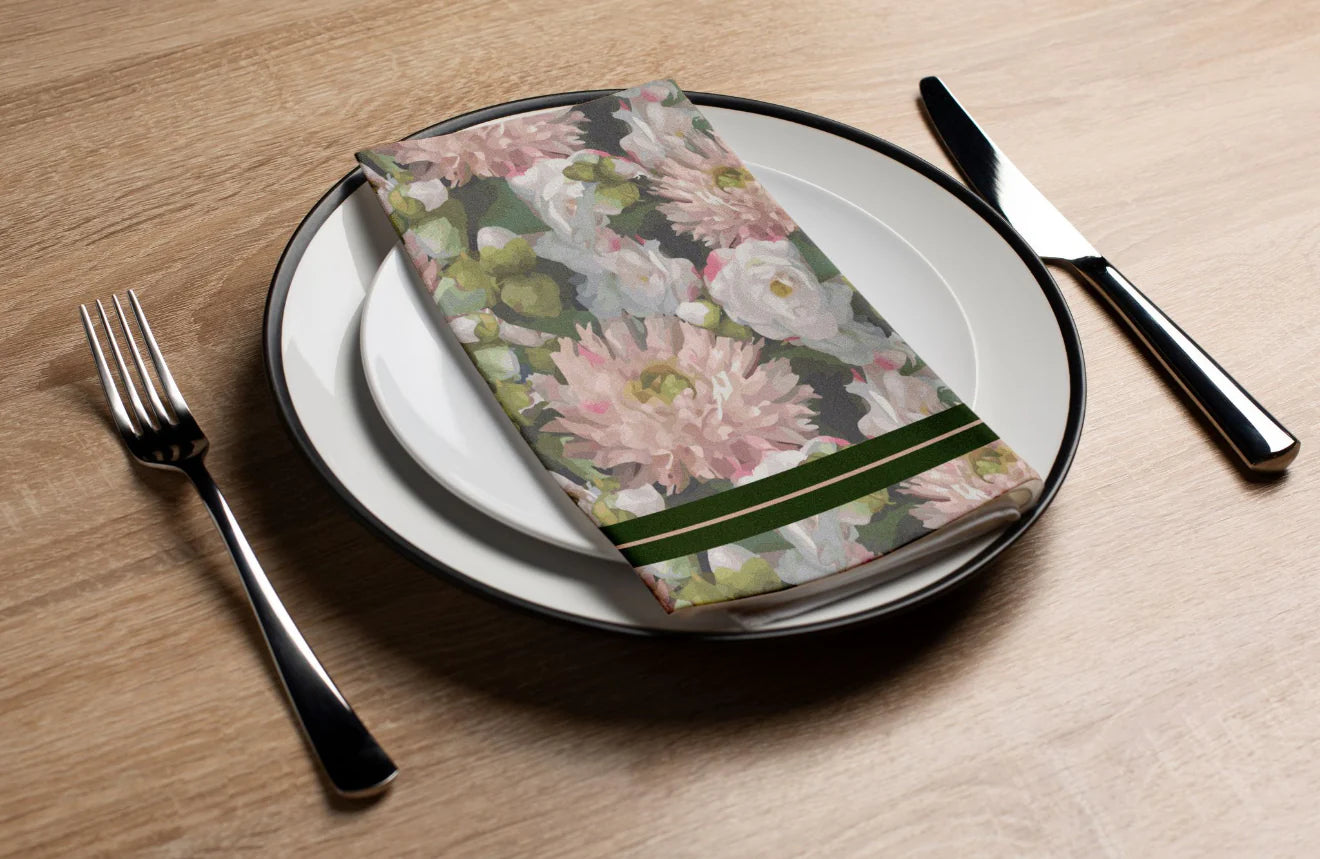 Floral Printed Luxury Guest Towels (options)
