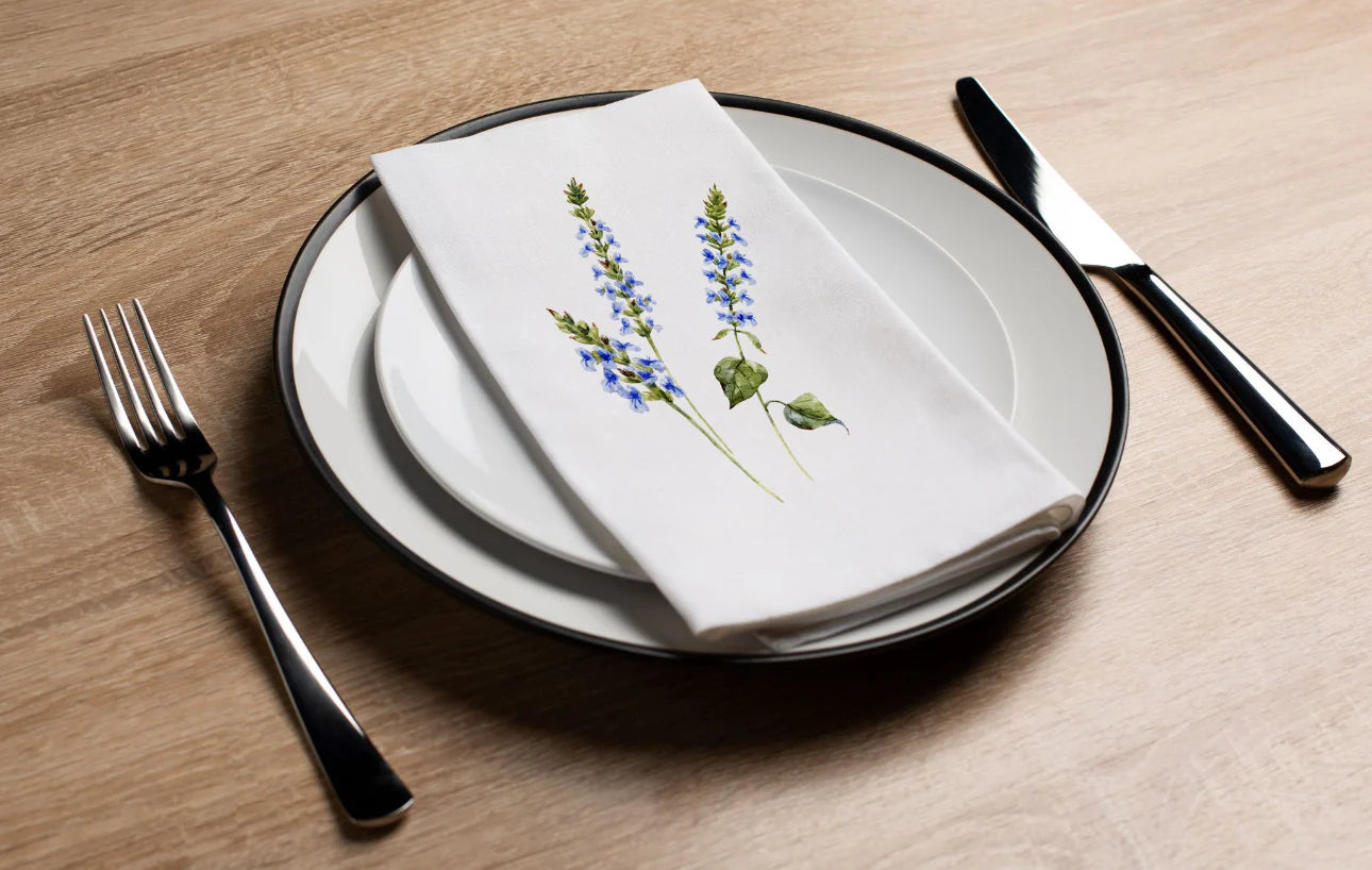 Floral Printed Luxury Guest Towels (options)