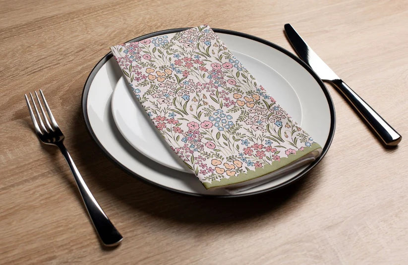 Floral Printed Luxury Guest Towels (More Options)