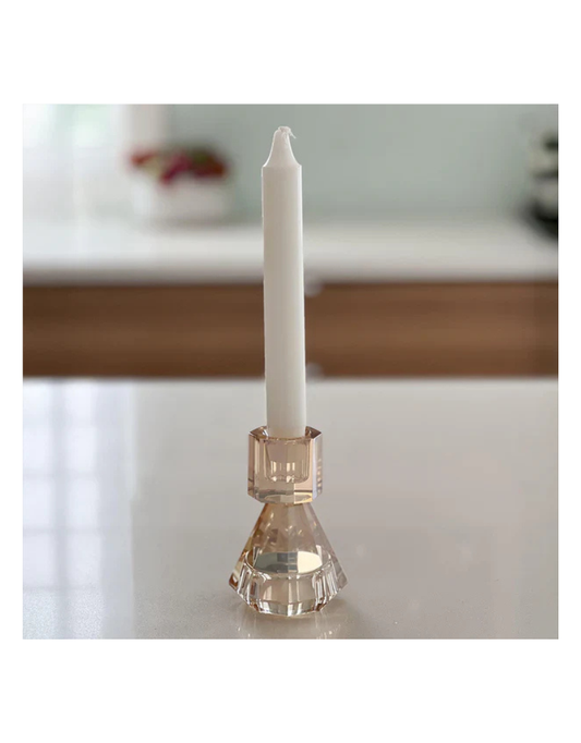 Double Ended Crystal Candlestick