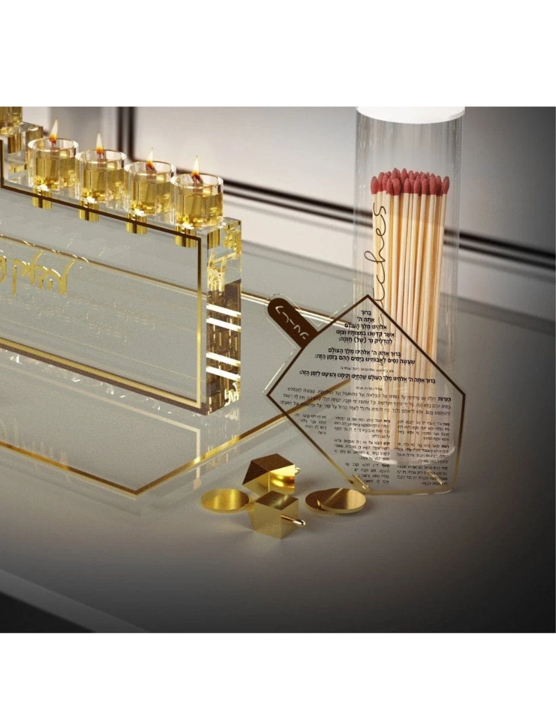 Classic Dreidel Chanukah Brachot Tabletop