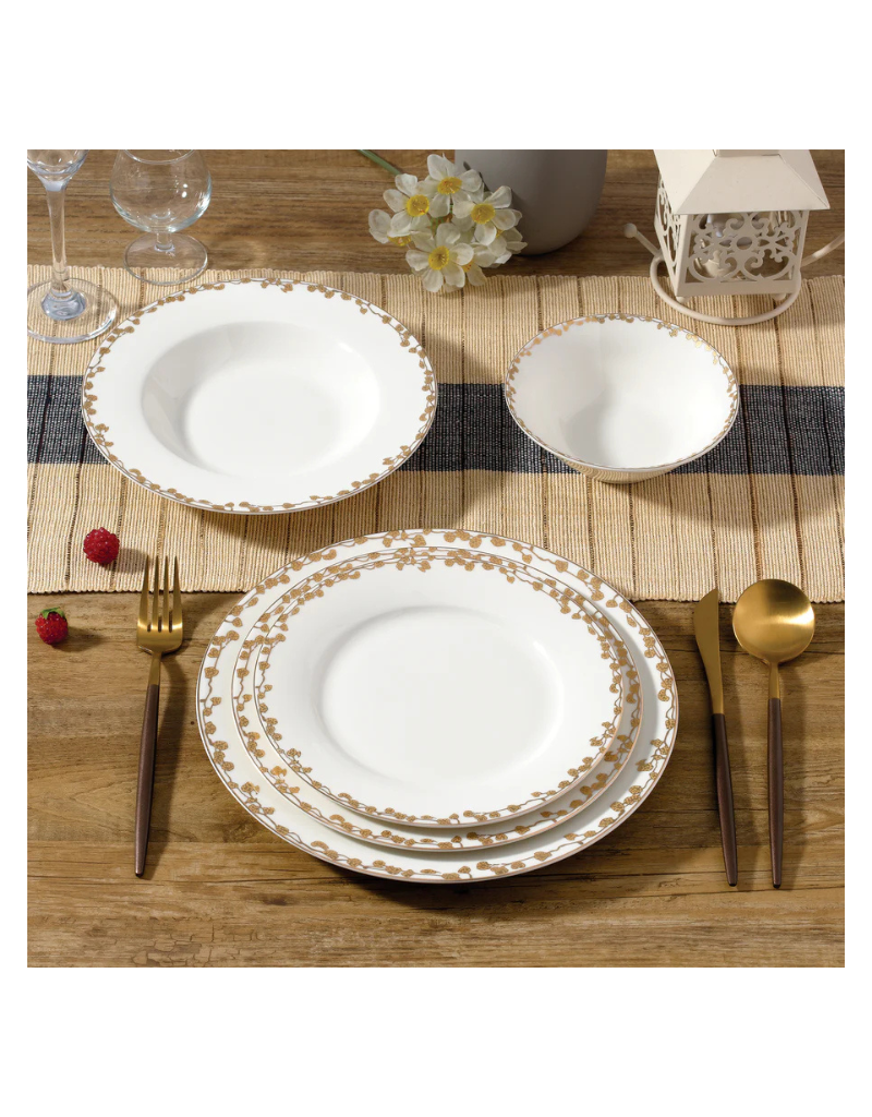 Elizabeth 20pc Bone China Dinnerware Set