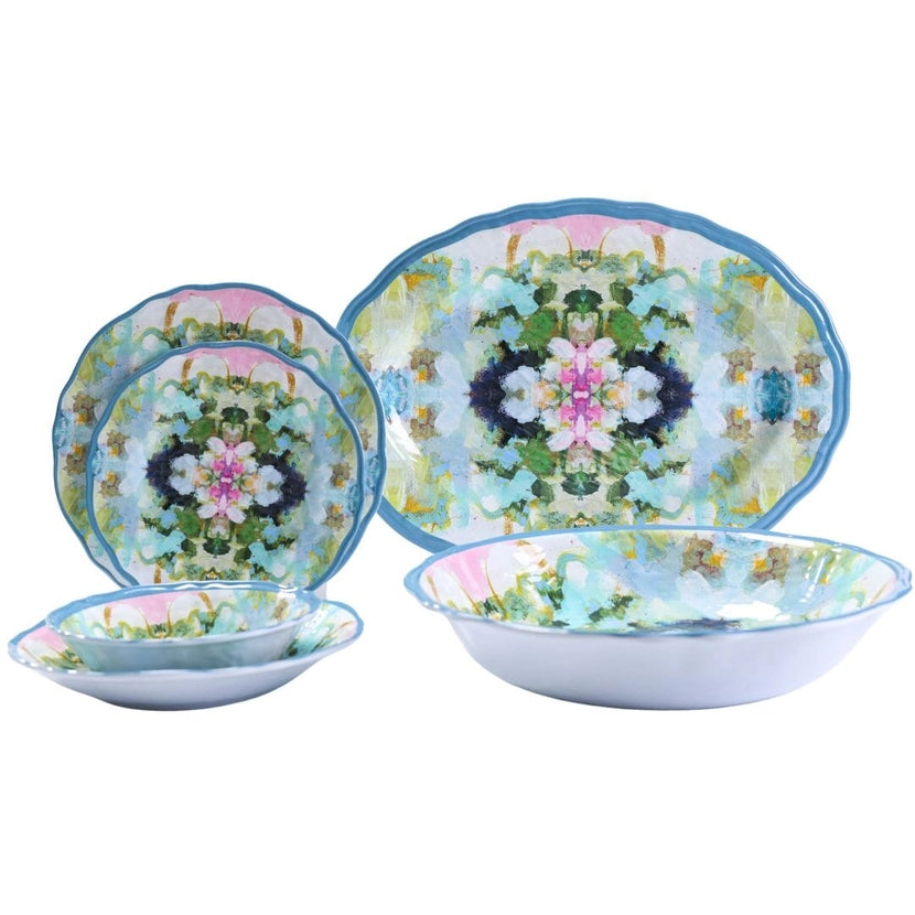 Nantucket Bloom Melamine Serving Bowl