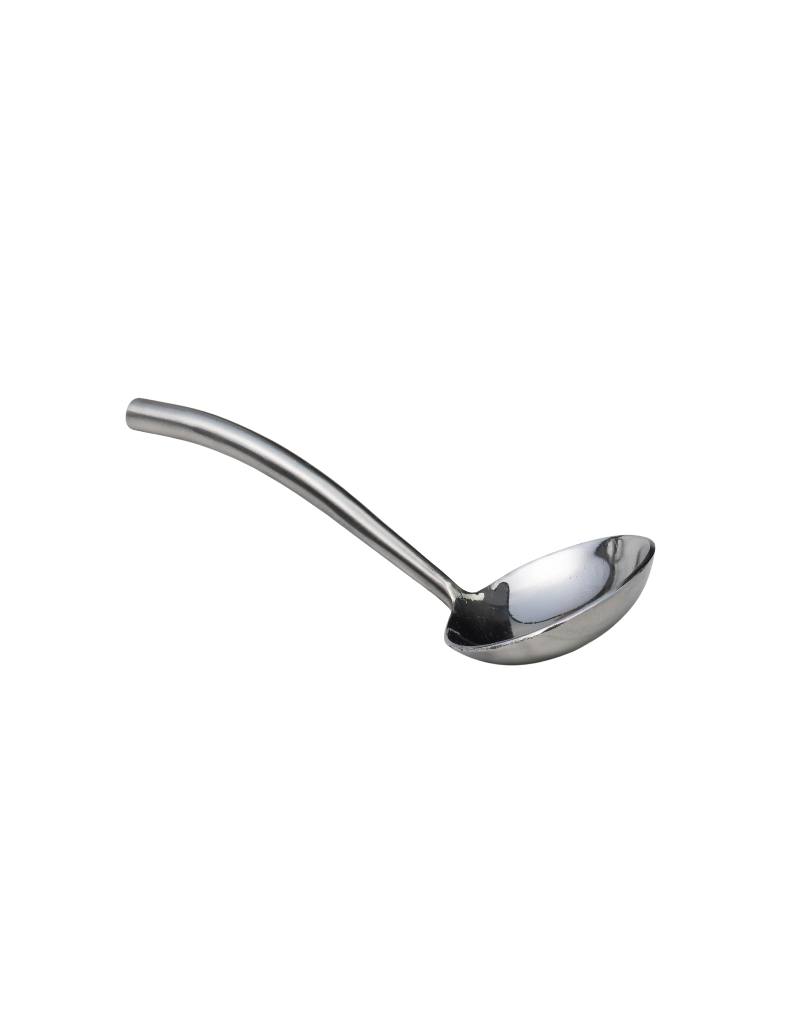 Round Steel Condiment Spoon