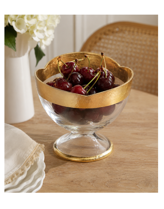Flower Pedestal Bowl
