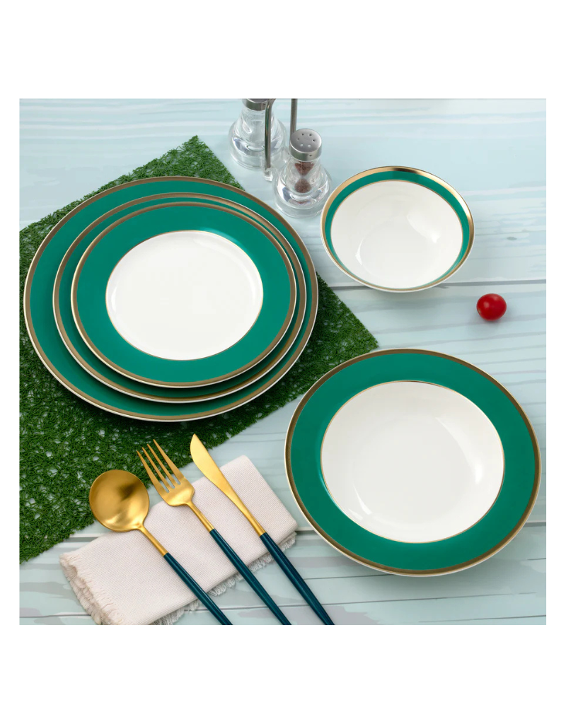 Gail Green 20pc Bone China Dinnerware Set