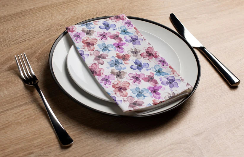 Floral Printed Luxury Guest Towels (More Options)