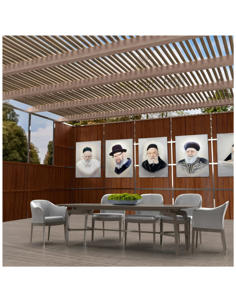 Light Gedolim Vinyl Sukkah Decorations