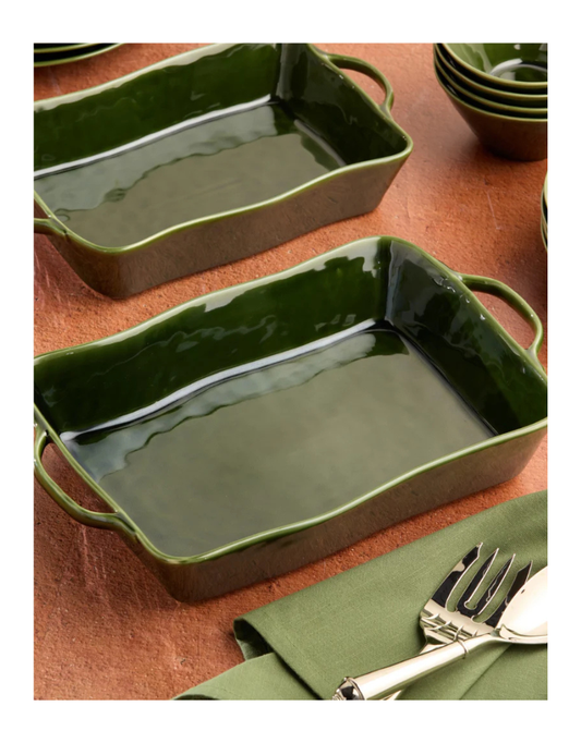 Harvest Fields Rectangular Baker