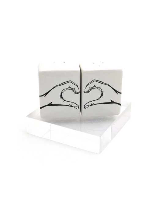 Hand Heart Salt and Pepper Set