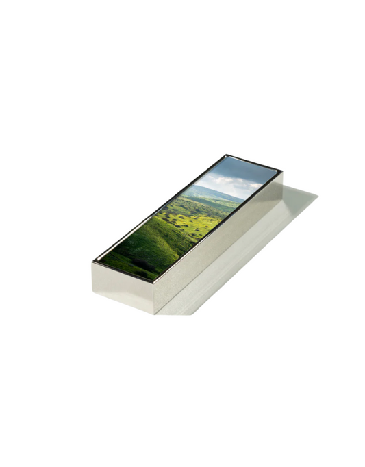 Hills of Arbel Mezuzah - Silver