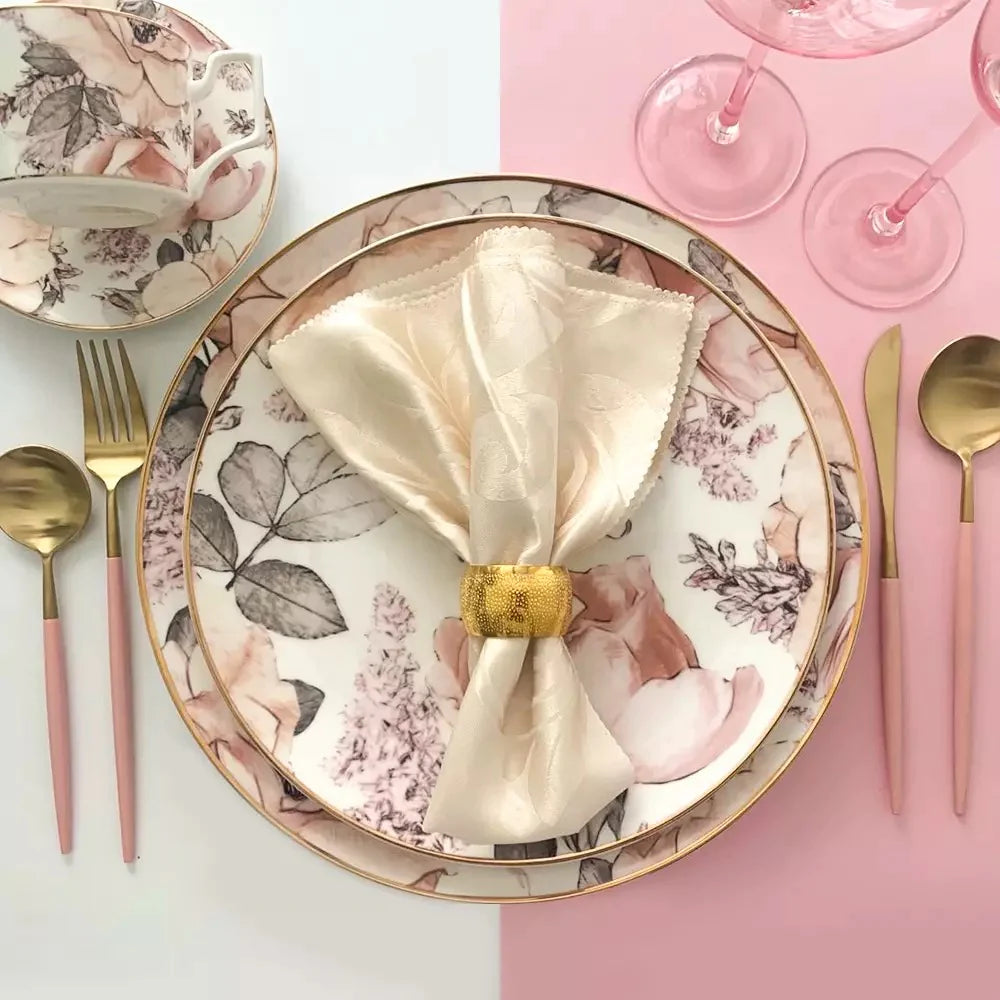 Pink Florals Dinnerware Collection