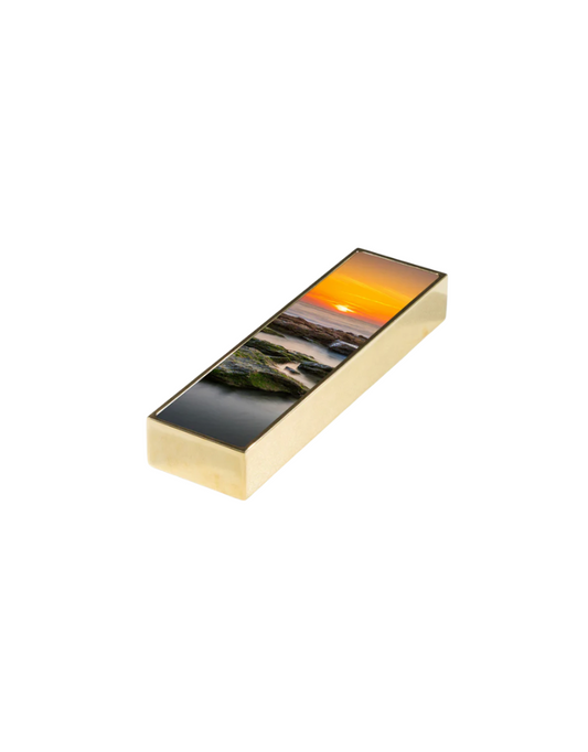 Immersed Mezuzah - Gold