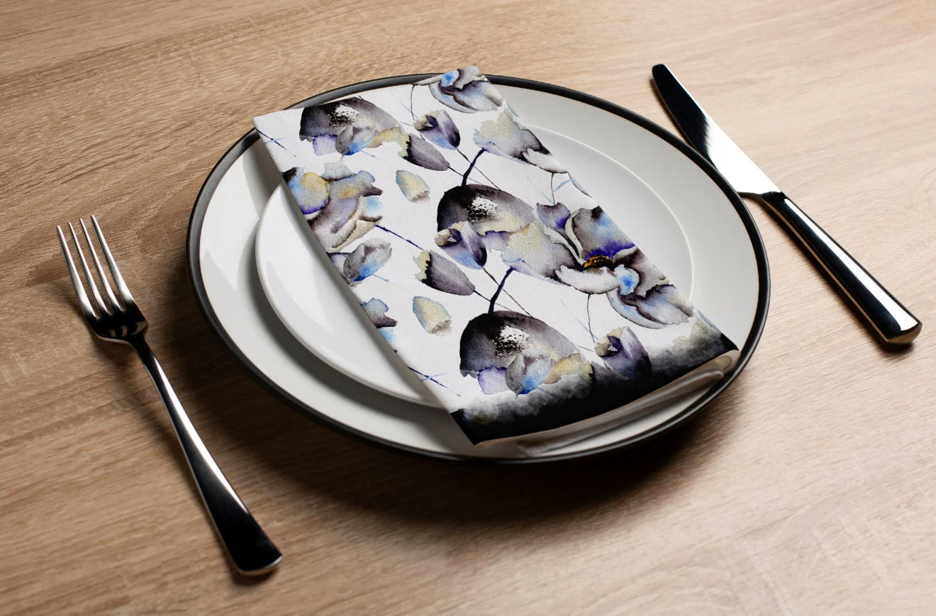 Floral Printed Luxury Guest Towels (options)