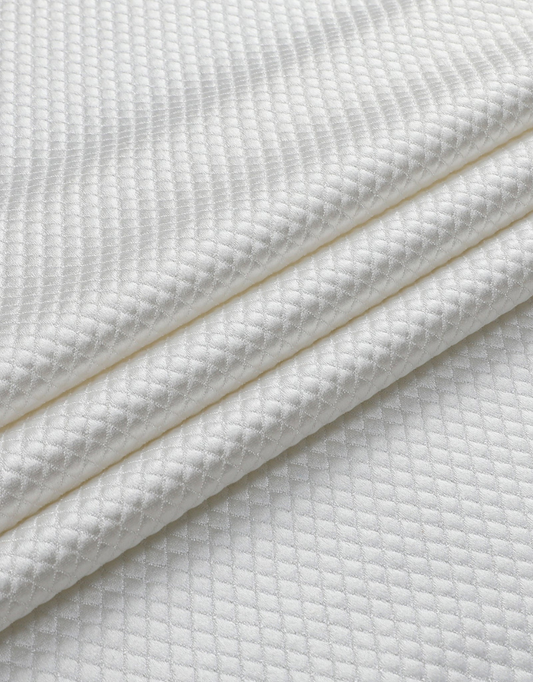 Jacquard White Flagstone Tablecloth #1606