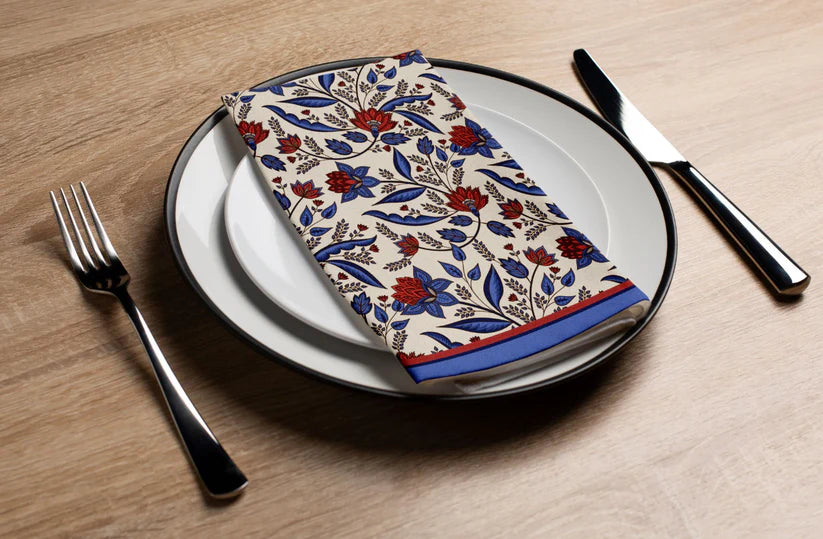 Floral Printed Luxury Guest Towels (options)