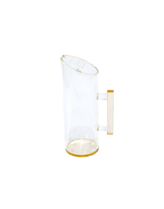 Amber Lucite Pitcher