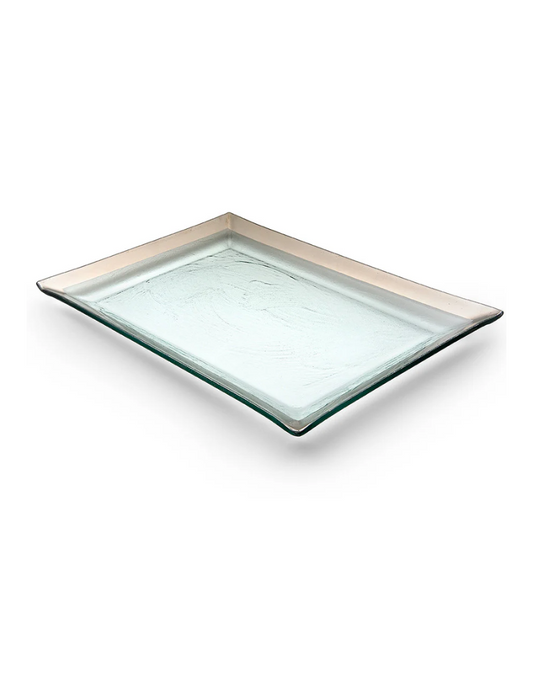 Roman Antique Platinum Martini Tray